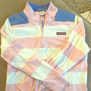 Vineyard Vines Pink and White Stripe Shep Shirt